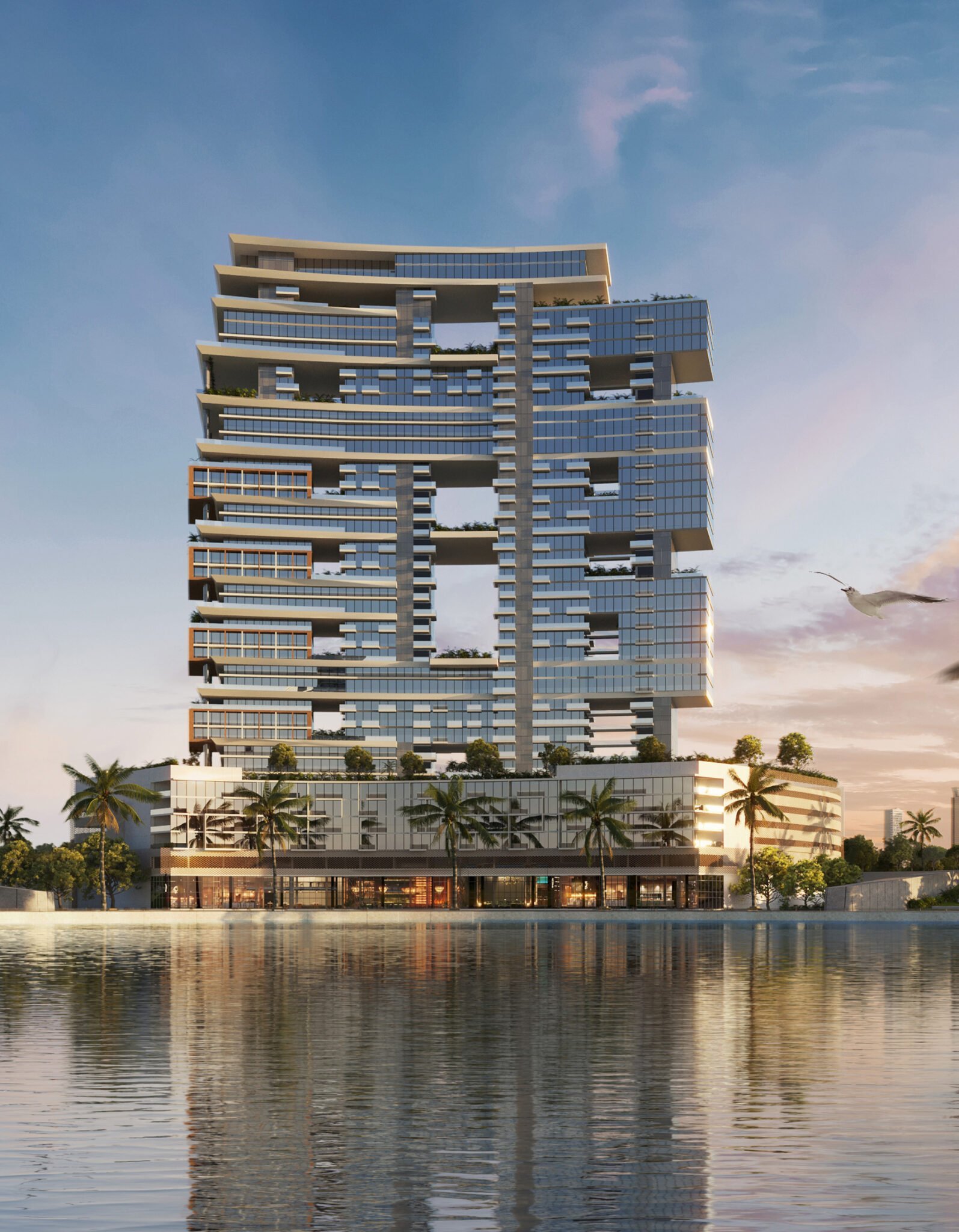 View of Radiant Marina Towers Luxury Waterfront Apartments Abu Dhabi
